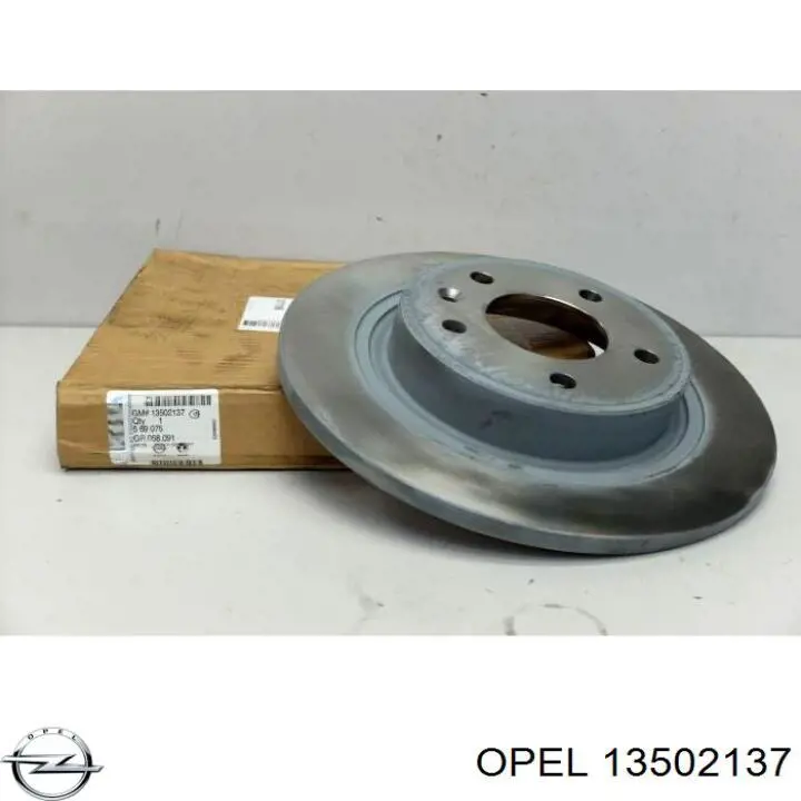 13502137 Opel диск гальмівний задній