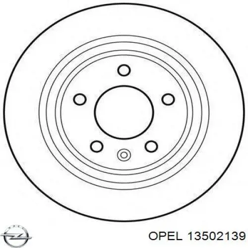 Гальмівні диски 13502139 Opel