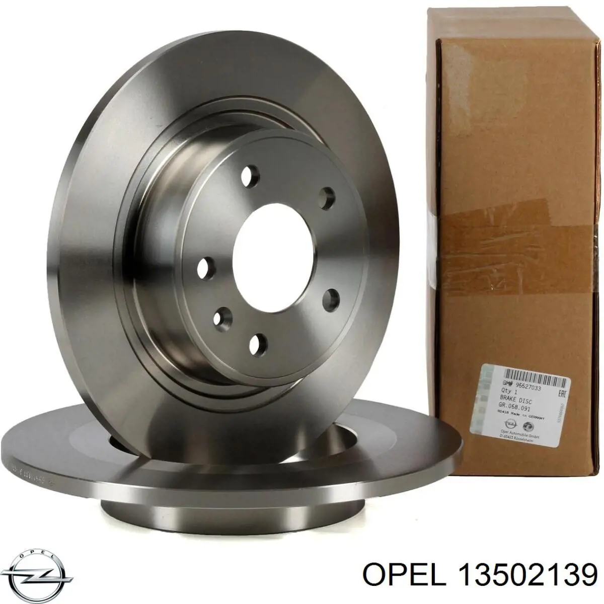 Купити 13502139 Opel Диск заднього гальма