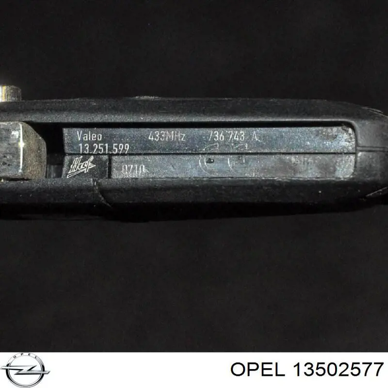 1235028 Opel Датчик Ейрбег передній