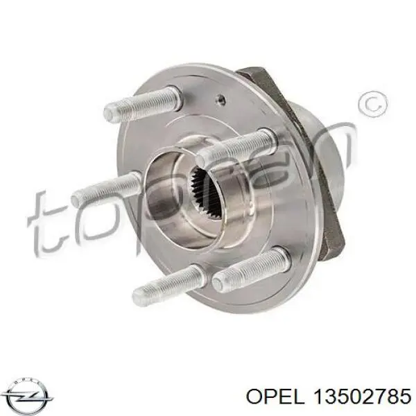 13502785 Opel Маточина задня