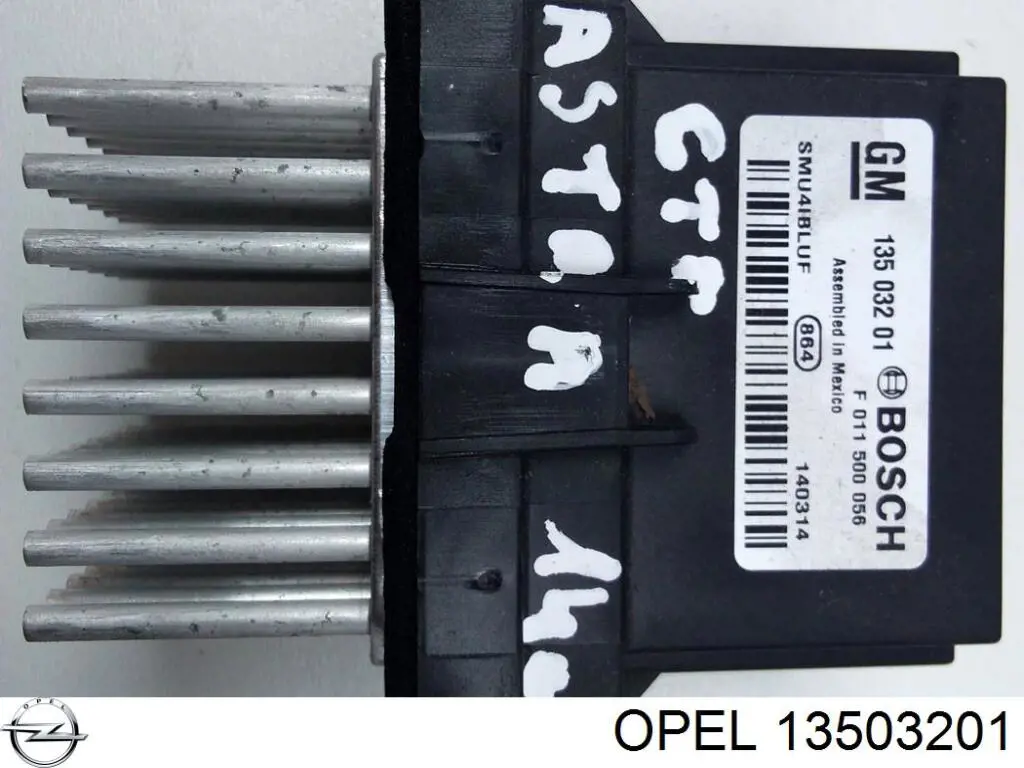 13503201 Opel Регулятор оборотів пічки