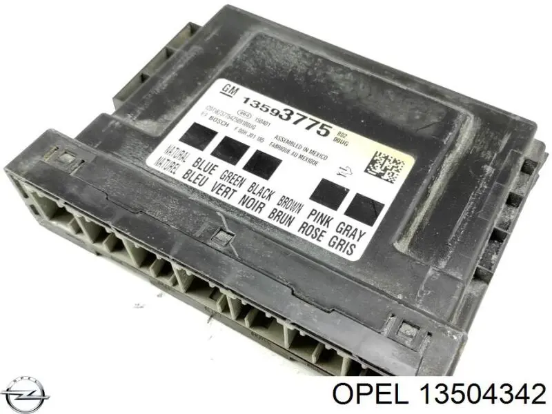 13504342 Opel Блок комфорту