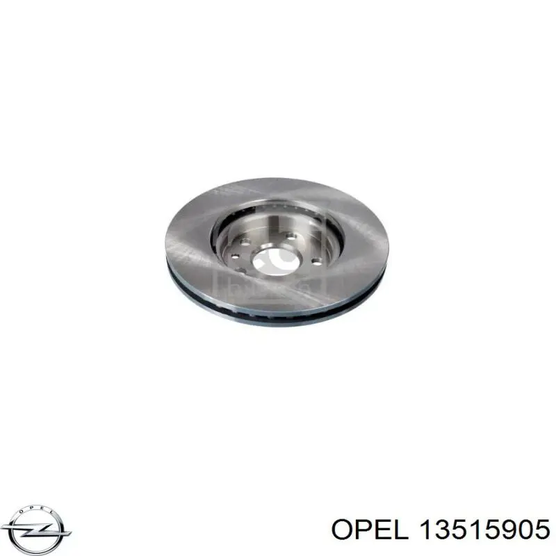13515905 Opel диск гальмівний передній