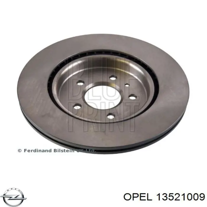 Купити 13521009 Opel Диск заднього гальма