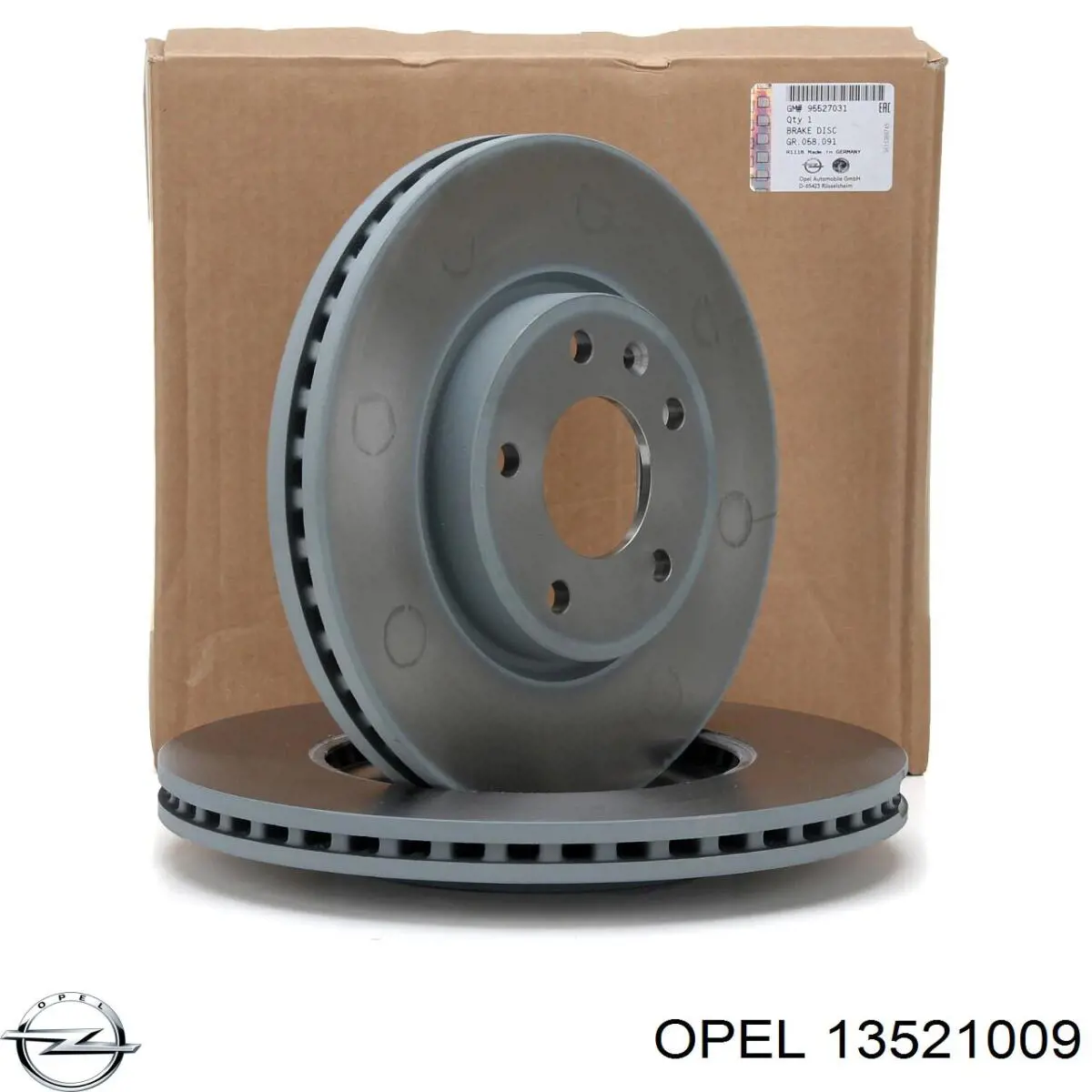 13521009 Opel Дискові гальма