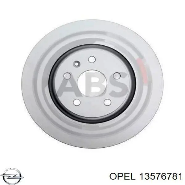 Диск гальмівний передній 13576781 Opel