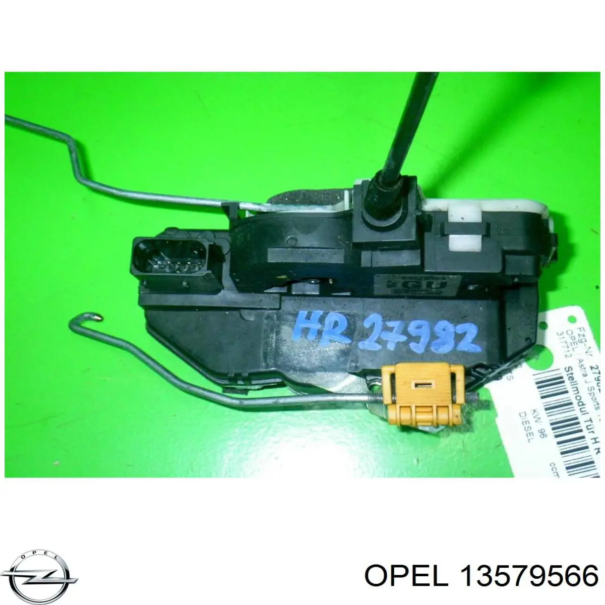 Купити 13579566 Opel Замок задньої дверї, правої