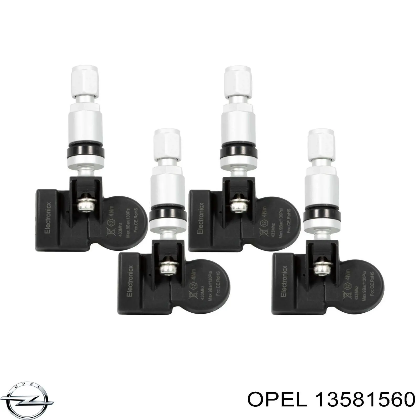 Купити 13581560 Opel Датчик контролю тиску в шинах