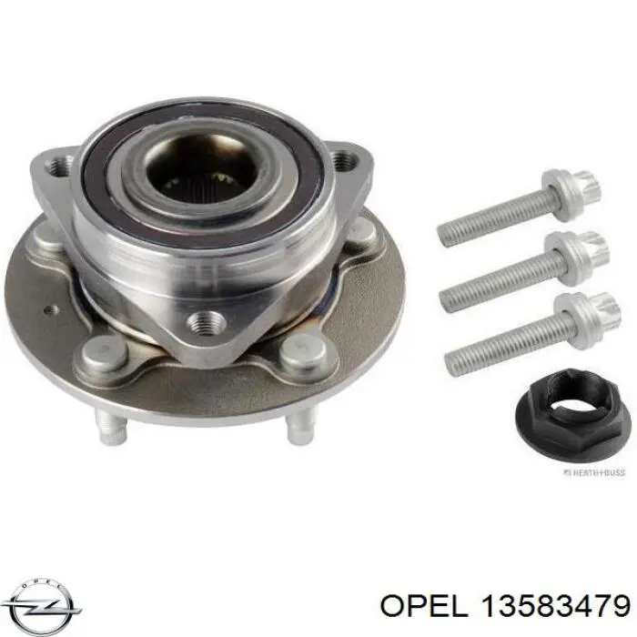 Маточина колеса передня Opel 13583479 ціна, від 50.66 USD