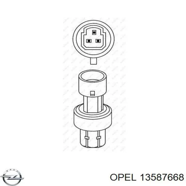 13587668 Opel Датчик тиску