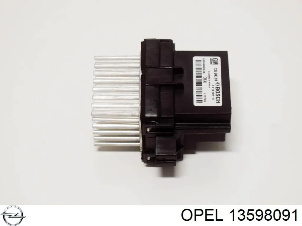 Резистор пічки 13598091 Opel