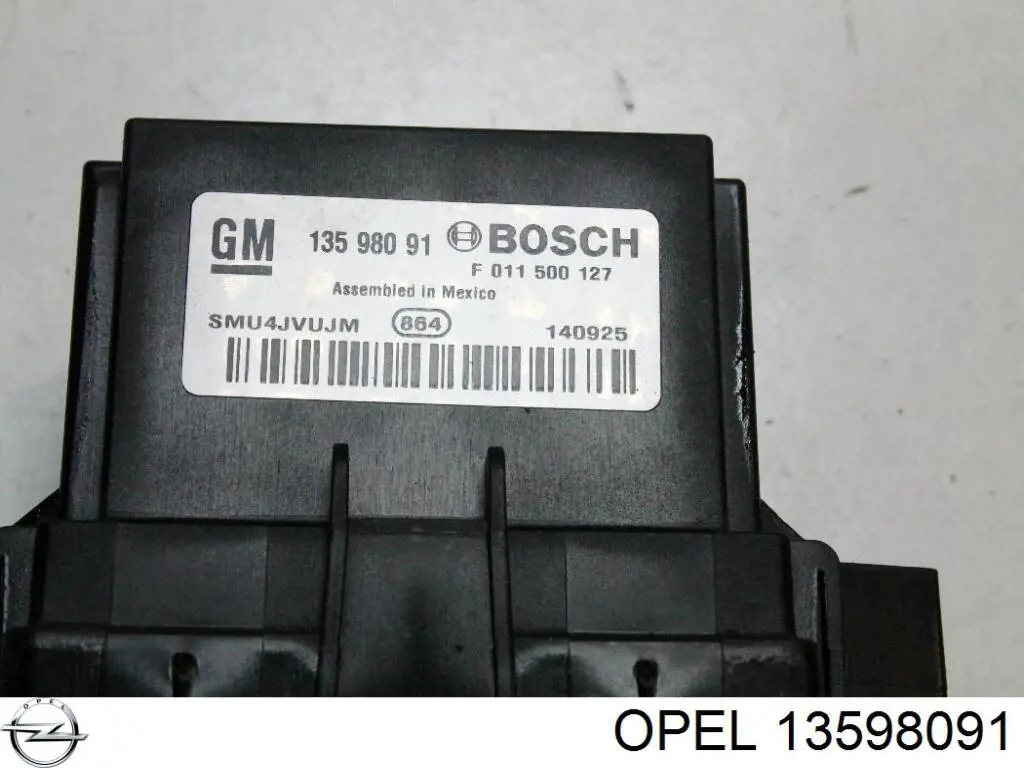 Реле обігрівача Opel 13598091