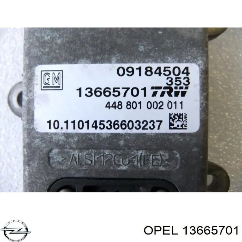  Opel 13665701 ціна, від 3.88 USD