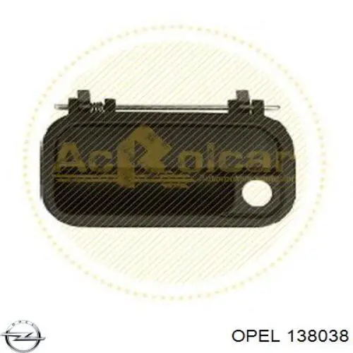 138038 Opel ручка передньої двері зовнішня ліва