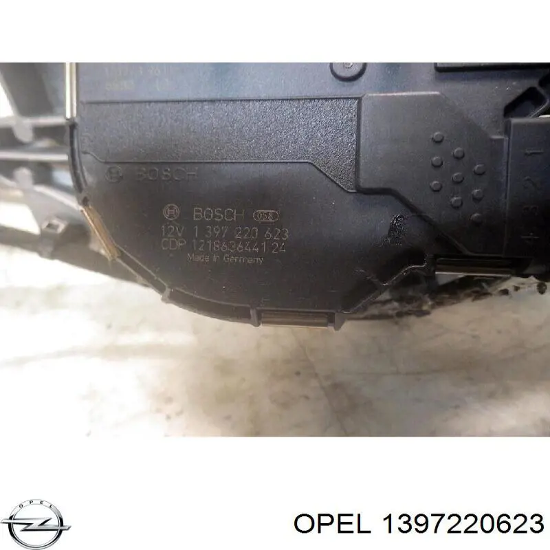 Мотор стеклоочищувача Opel 1397220623 ціна, від 50.68 USD