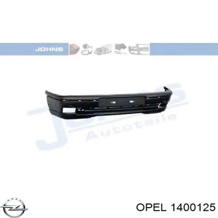 1400125 Opel бампер задній