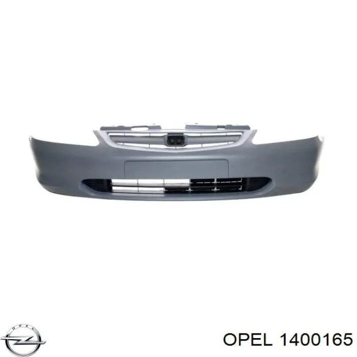 Передній бампер 1400165 Opel