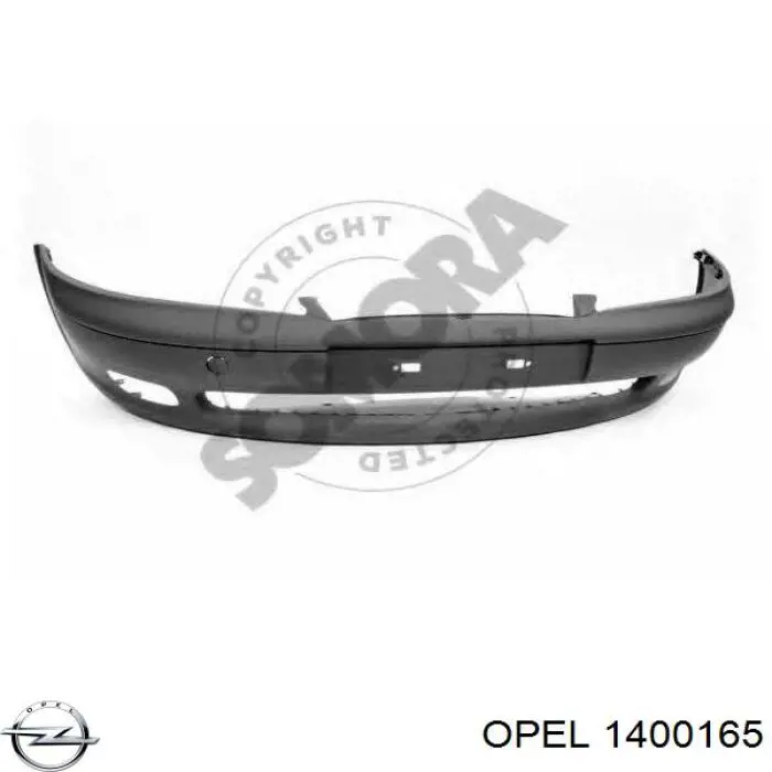 Купити 1400165 Opel Буфер (бампер) передній
