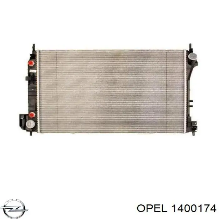 Купити 1400250 Opel Буфер (бампер) передній