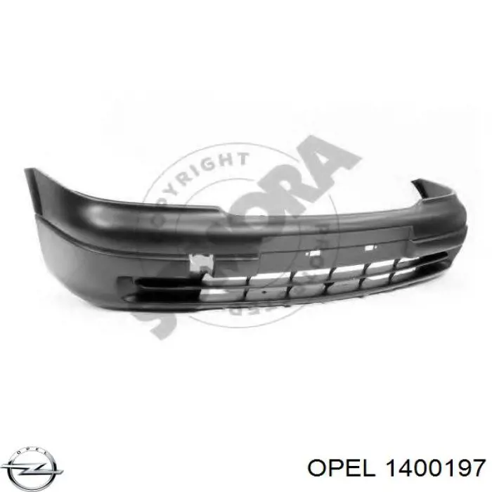 Бампер на авто Opel Astra G купе (F07) (1998 - 2005) ціна, від 42.96 USD
