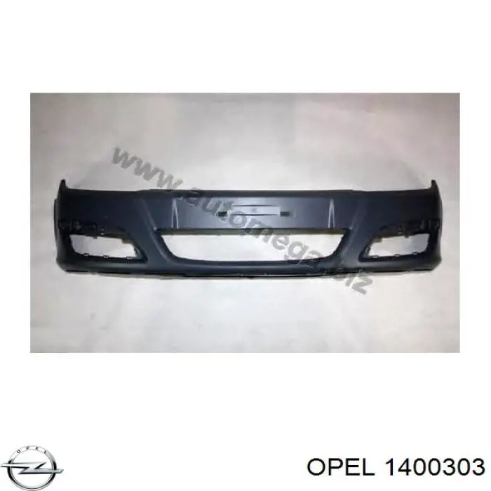 Бампер на авто Opel 1400303 ціна, від 48.14 USD