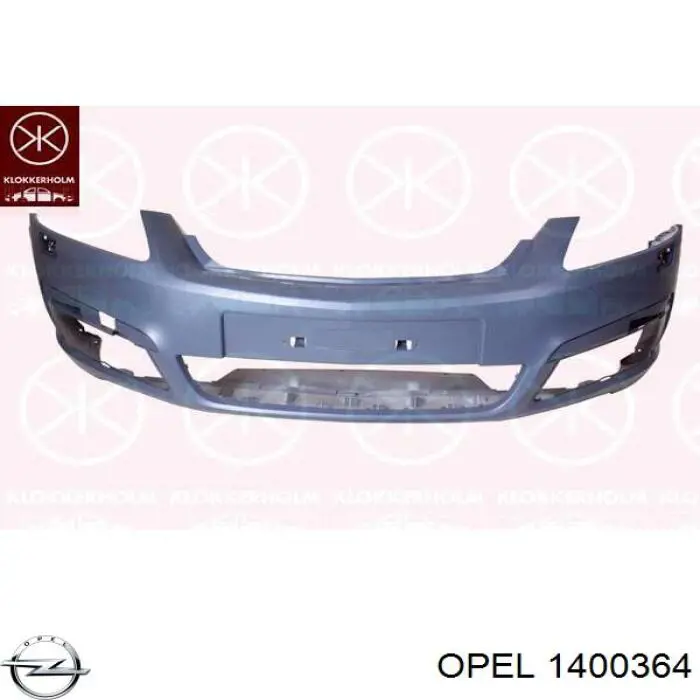 Бампер на авто Opel 1400364 ціна, від 112.58 USD
