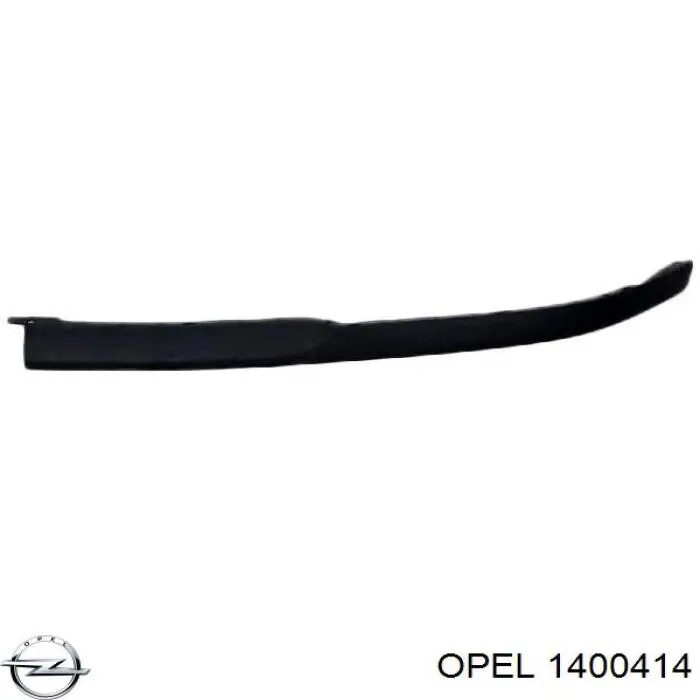 Спойлер переднього бампера, лівий 13241994 Opel