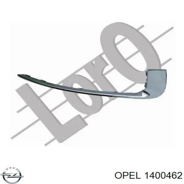 Молдинг решітки переднього бампера, правий Opel 1400462 ціна, від 24.21 USD