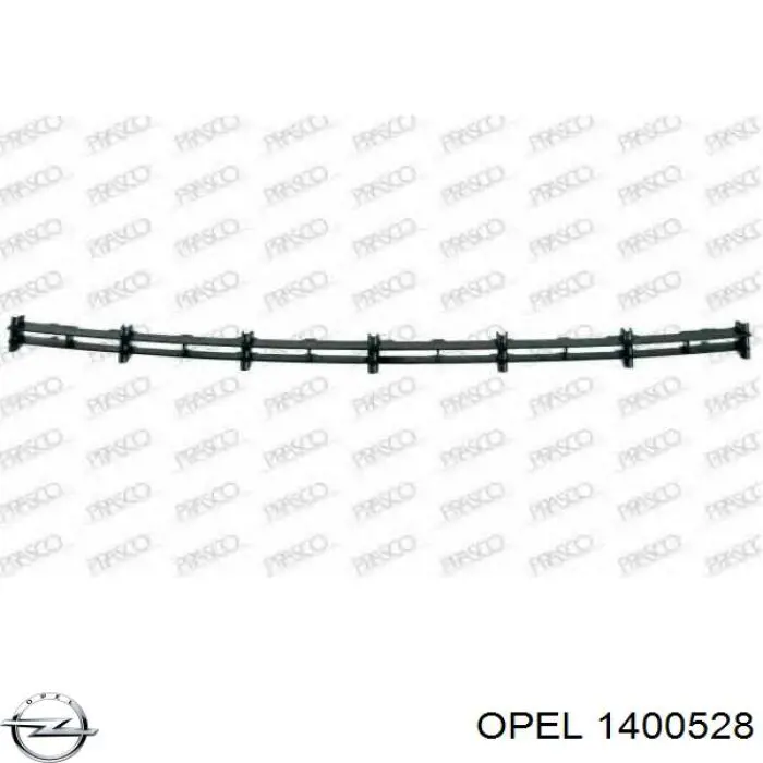 Решітка переднього бампера, верхня Opel 1400528 ціна, від 14.46 USD