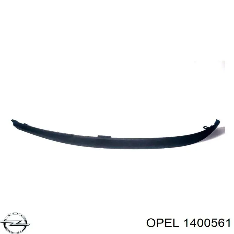 1400561 Opel спойлер переднього бампера, лівий