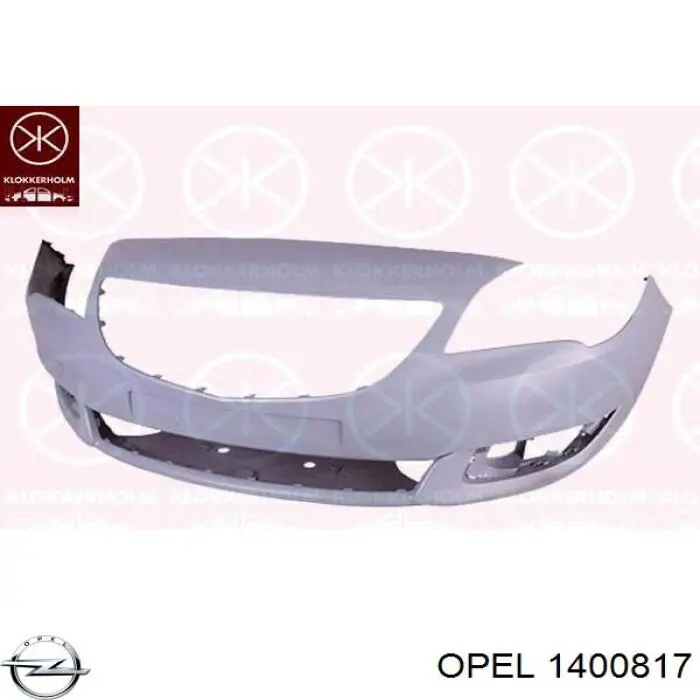 Бампер на авто Opel 1400817 ціна, від 145.57 USD