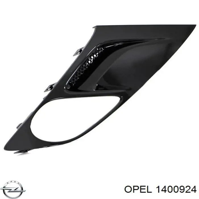 Купити 1400924 Opel Решітка переднього бампера, права