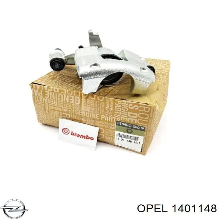1401148 Opel бампер передній