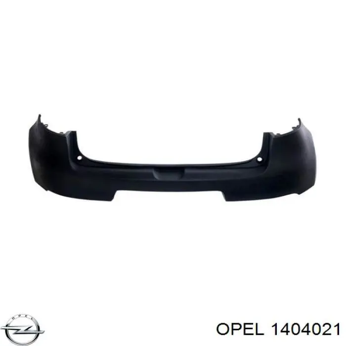 1404141 Opel бампер задній