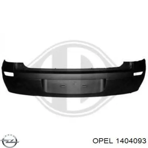 Кожух бампера заднього Opel 1404093 ціна, від 53.99 USD