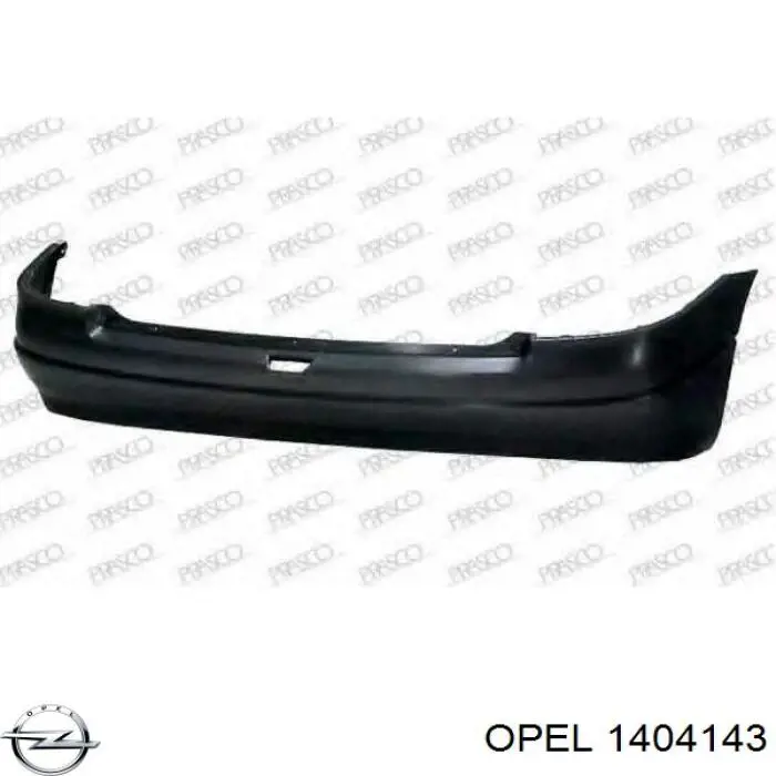 1404143 Opel бампер задній