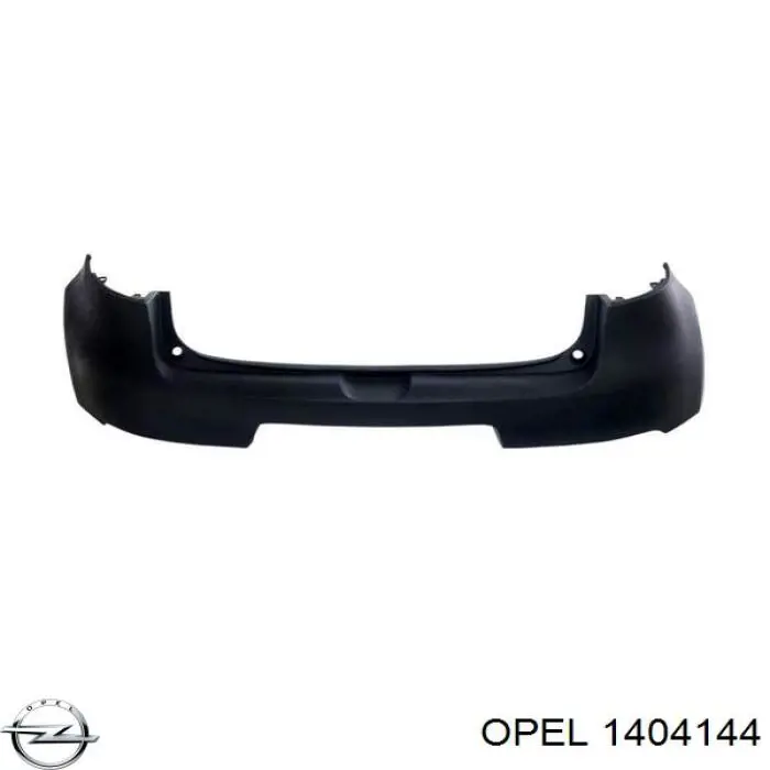  Задній бампер Opel Astra 