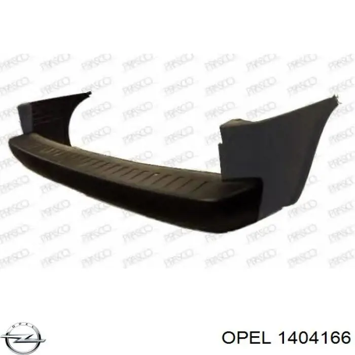 93174605 Opel Буфер (бампер) задній