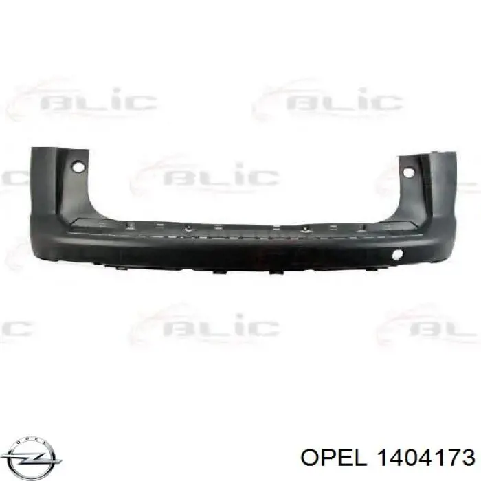 Купити 1404173 Opel Задній бампер
