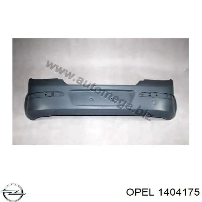 Кожух бампера заднього Opel 1404175 ціна, від 80.96 USD