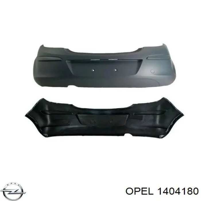 Кожух бампера заднього Opel 1404180 ціна, від 146.66 USD