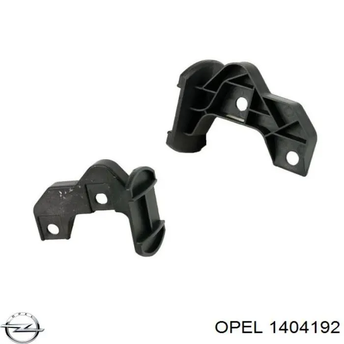 Направляюча заднього бампера, ліва 1404192 Opel