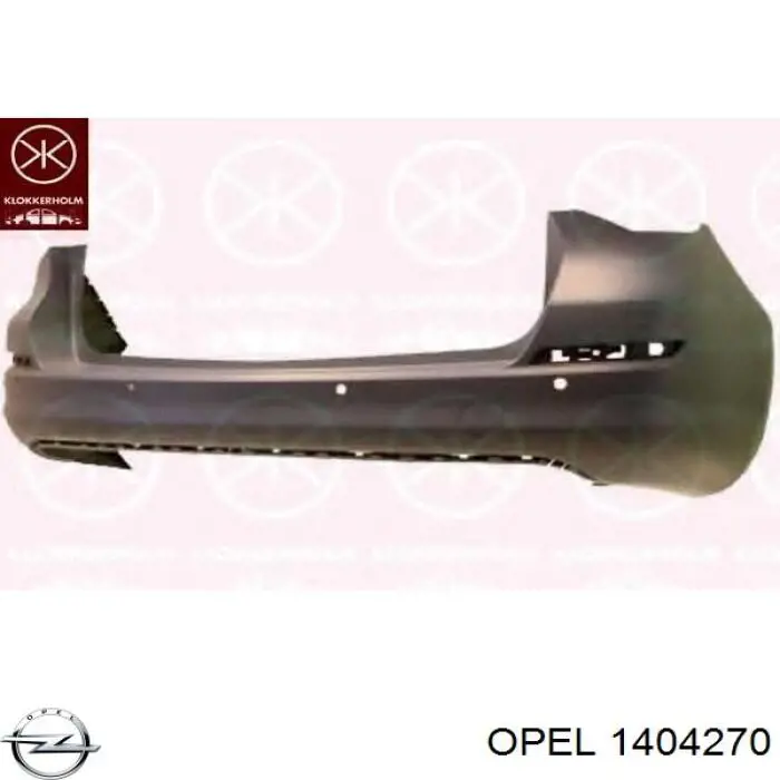 Кожух бампера заднього Opel 1404270 ціна, від 305.18 USD