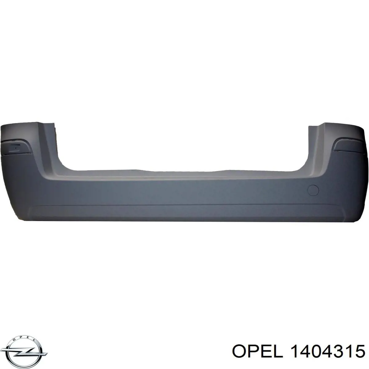 Кожух бампера заднього Opel 1404315 ціна, від 112.29 USD