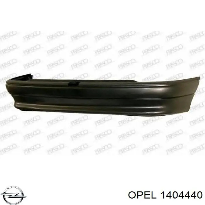 1404440 Opel Буфер (бампер) задній