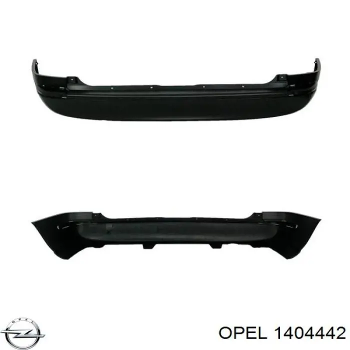 Купити 1404442 Opel Задній бампер