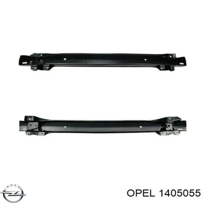 1405055 Opel Шина бампера заднього