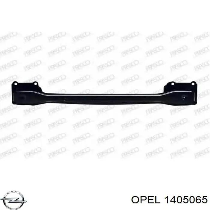 1405065 Opel підсилювач бампера переднього