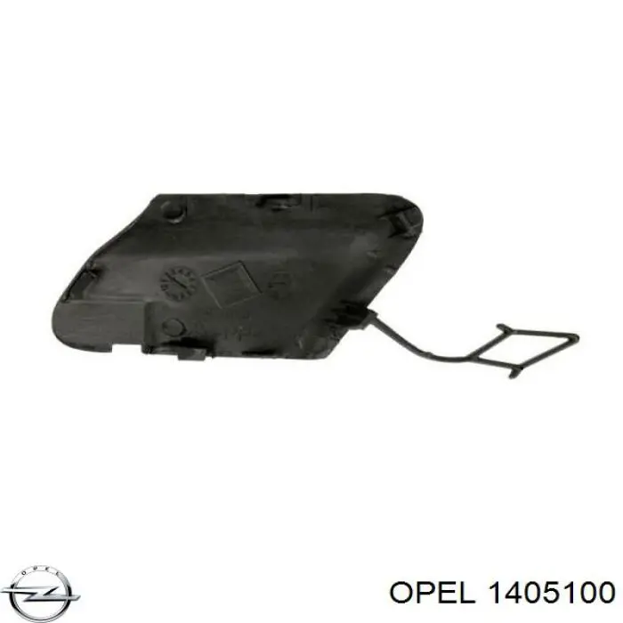 Заглушка бампера буксирувального гака, передня Opel 1405100 ціна, від 3.64 USD